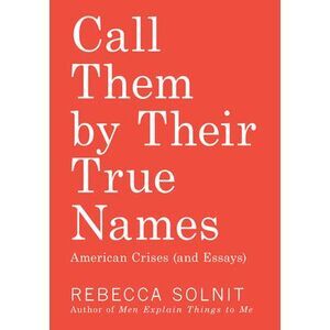 Call Them by Their True Names: American Crises (and Essays) -- Rebecca Solnit